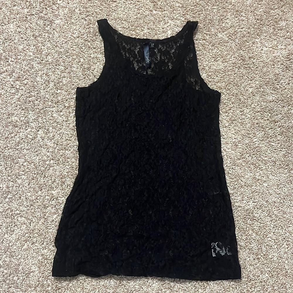 Lace tank top